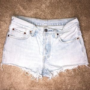 Levi’s Women’s 501 Light Wash Shorts